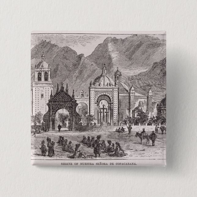 Schrein Nuestra Senora de Copacabana Button (Vorderseite)