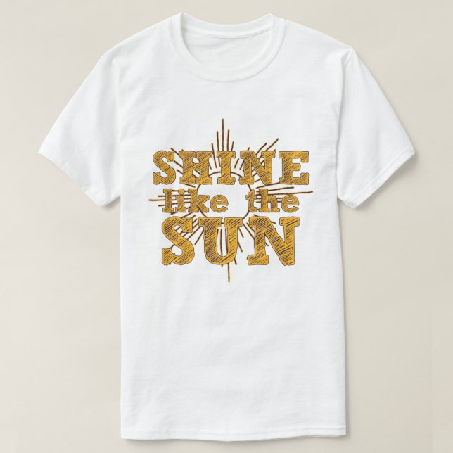 Schrein wie die Sonne T-Shirt (Design vorne)