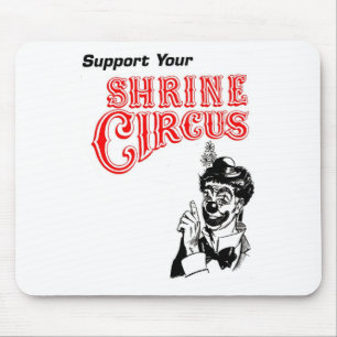 Schrein-Zirkusclown Mousepad