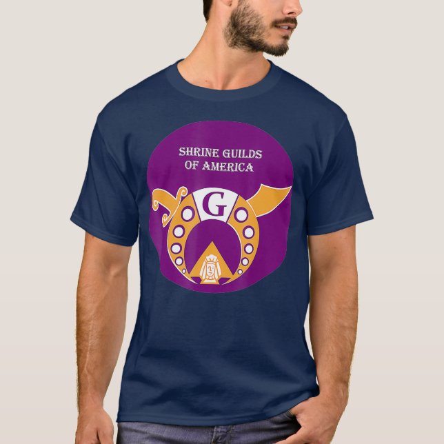 Schreine Guilds of America Shriner Ladys Parents T-Shirt (Vorderseite)