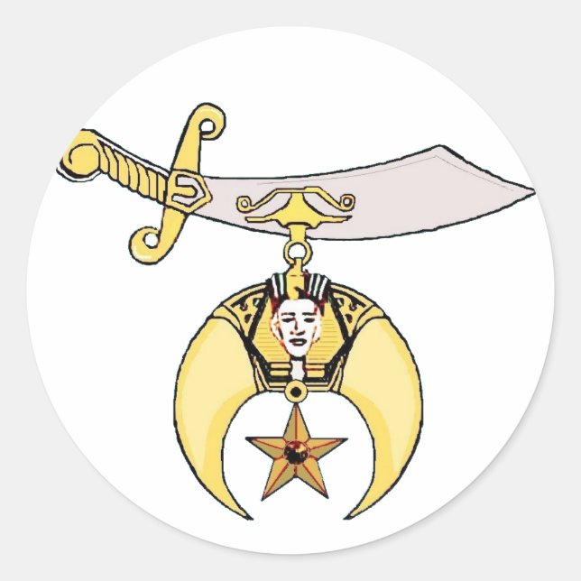 Schreiner-1 Runder Aufkleber (Vorderseite)