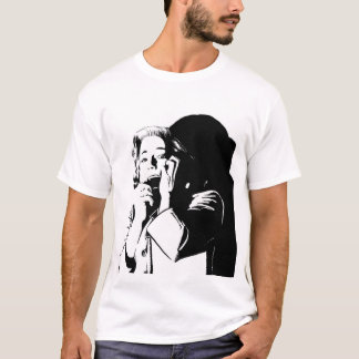 Schreirückzug im Horror T-Shirt