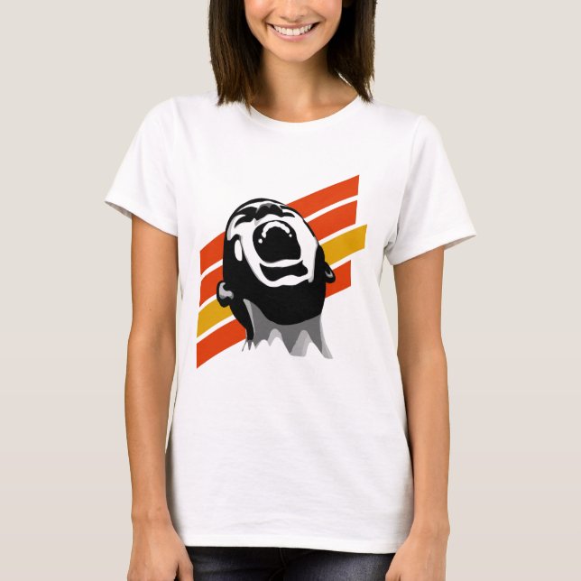 Schreistreifen T-Shirt (Vorderseite)