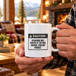 Schreit Stolz Auf Post-Nickerchen Lustiger Kaffeeb Kaffeetasse