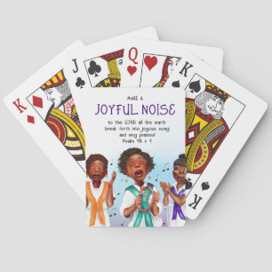 Schrift afroamerikanischer Sänger Spielkarten