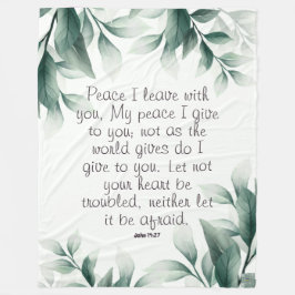 Schrift Blanket Fleecedecke