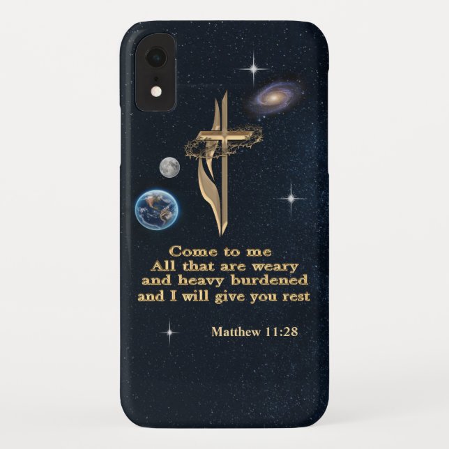 Schrift Case-Mate iPhone Hülle (Rückseite)