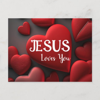 Schrift Gruß Post Jesus Liebe Sie 2 Postkarte