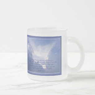 Schrift, Isaiah 55:8,9, Meine Wege sind höher Mattglastasse