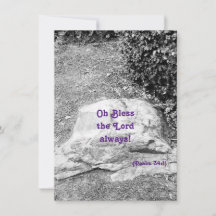 Schrift Lob flache Begrüßungskarte