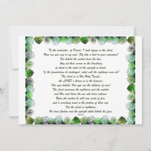 Schrift, Psalm 11, Bibelverse, Einladung