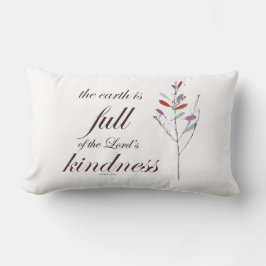 Schrift, Psalm 33, Kindness, Lendenkissen