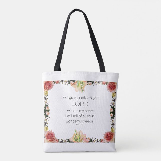 Schrift Psalm 9, Florin Tasche (Rückseite)