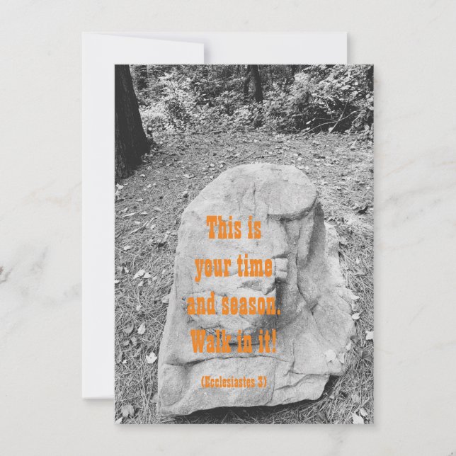 Schrift zur Förderung der Flachgrüßkarte (Vorderseite)