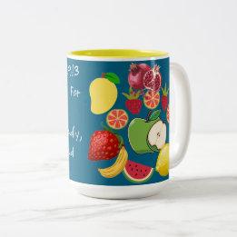 Schrift Zweifarbige Tasse