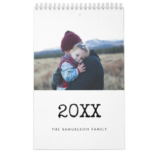 Schriftart der alten Schreibmaschine 2027 Familie Kalender