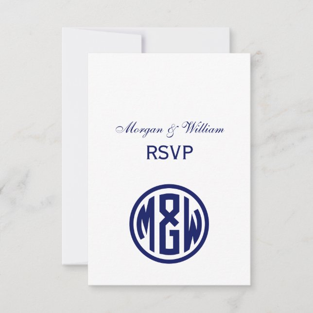 Schriftart DIY BG RSVP Karte (Vorderseite)
