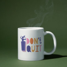 Schriftart "I Don't Quit" - Empowerment von Frauen
