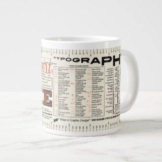 Schriftart Me Typography FLOMMIST Edition Jumbo-Tasse
