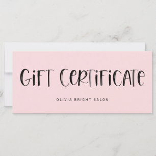 Schriftart mit Handschrift blassrosa Geschenkgut