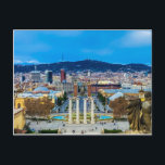 Schriftart Montjuic, Barcelona Postcard Postkarte<br><div class="desc">Schriftart Montjuic Barcelona,  Katalonien Spanien Dezember 2019</div>