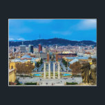 Schriftart Montjuic, Barcelona Postcard Postkarte<br><div class="desc">Schriftart Montjuic Barcelona,  Katalonien Spanien Dezember 2019</div>