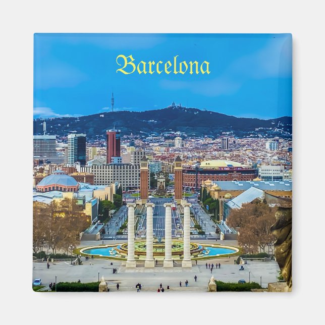 Schriftart Montjuic, Magnet in Barcelona (Vorne)