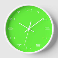Schriftart Neon Green Clock für die Farbenanzahl a