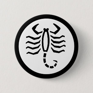 Schriftart Zodiac: SCORPIO + Ihre Farben und Ideen Button