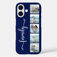 Schriftfamilie Foto Navy Blau