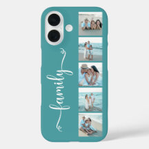 Schriftfamilie Foto Teal