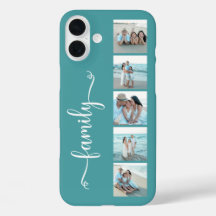 Schriftfamilie Foto Teal