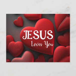 Schriftgruß Postkarte Jesus liebt dich 2