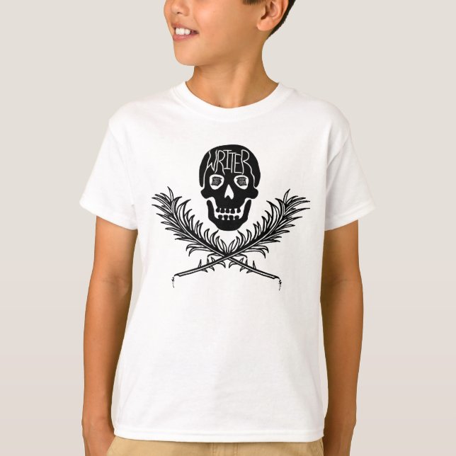 Schriftkunde und Kreuzworträtsel T-Shirt (Vorderseite)