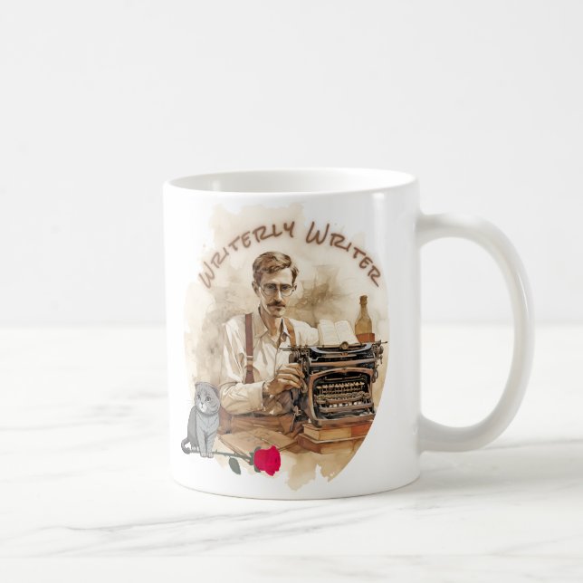 Schriftliche Tasse - jeder Wordsmith braucht Brenn (Rechts)