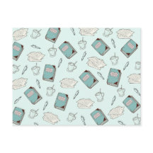 Schriftmaterial Postkarte