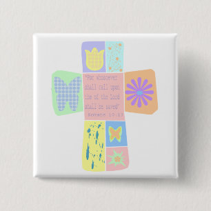Schriftsquerknopf Button