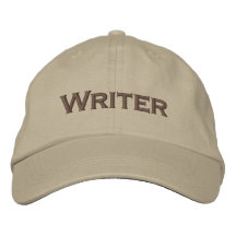 Schriftsteller bestickte Baseballkappe / Baseballh