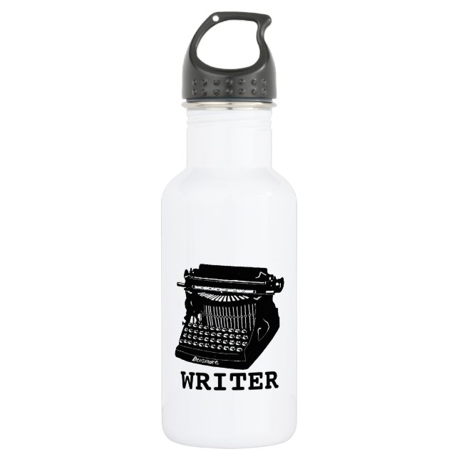 Schriftsteller der Antike Edelstahlflasche (Vorderseite)