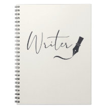 Schriftsteller Füller Schrift Notizbuch