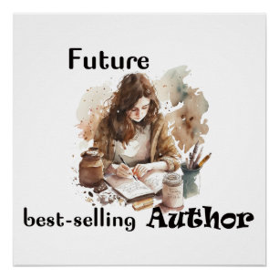 Schriftsteller-Inspirationsposter-Druck Autorenges Poster