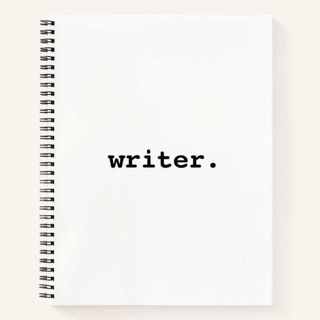 Schriftsteller Notizbuch (Vorderseite)