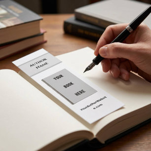 Schriftsteller oder Autor Mini-Lesezeichen für Pro Mini Visitenkarte