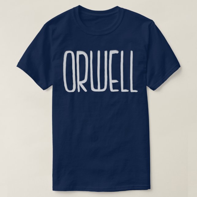 Schriftsteller Orwell T-Shirt (Design vorne)