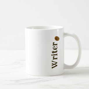Schriftsteller Periode mit Kaffeebohnen Schriftste Kaffeetasse