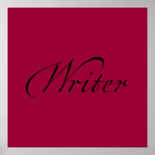Schriftsteller Poster