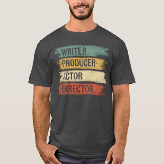 Schriftsteller Produzent Schauspieler Regisseur Fi T-Shirt