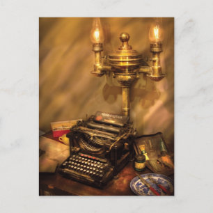 Schriftsteller - Remington Schreibmaschine Postkarte