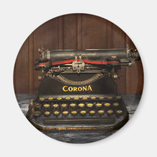 Schriftsteller - Schreibmaschine - My Corona Magnet