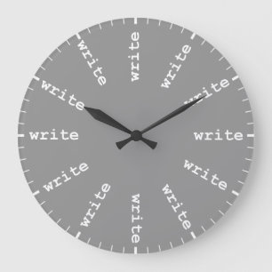 Schriftsteller Uhren jede Stunde schreiben Zeit in